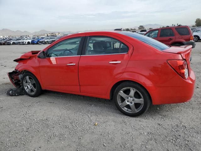 1G1JE5SB0G4160375 - 2016 CHEVROLET SONIC LTZ RED photo 2