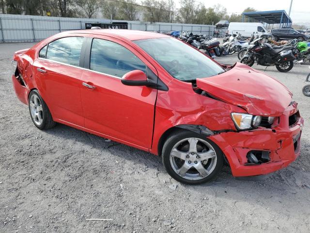 1G1JE5SB0G4160375 - 2016 CHEVROLET SONIC LTZ RED photo 4