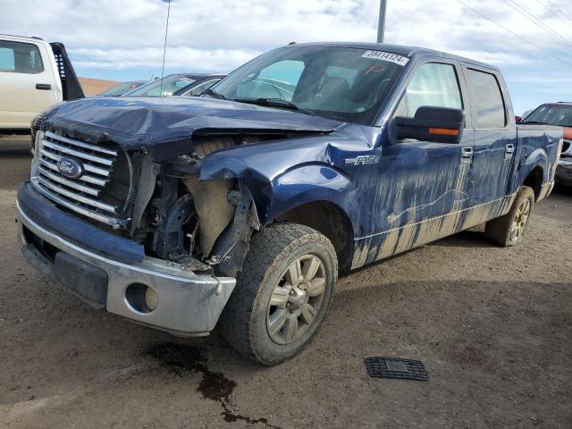1FTEW1C88AFD66086 - 2010 FORD F150 SUPERCREW BLUE photo 1