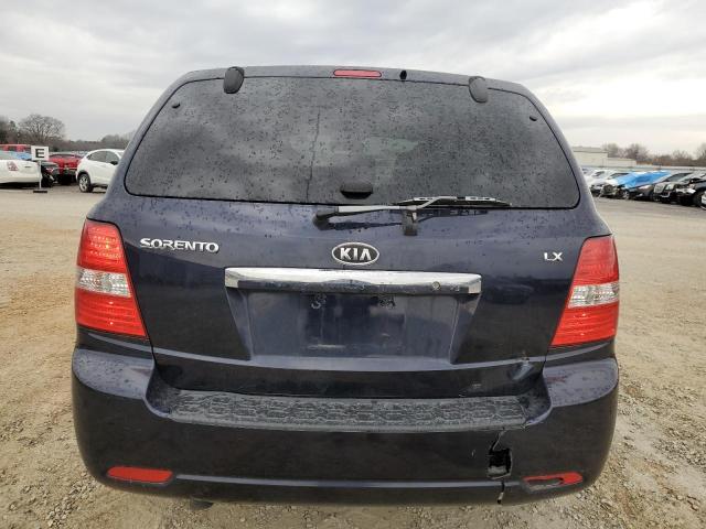 KNDJD735685858399 - 2008 KIA SORENTO EX BLUE photo 6