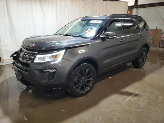 1FM5K8D87JGB50738 - 2018 FORD EXPLORER XLT GRAY photo 1