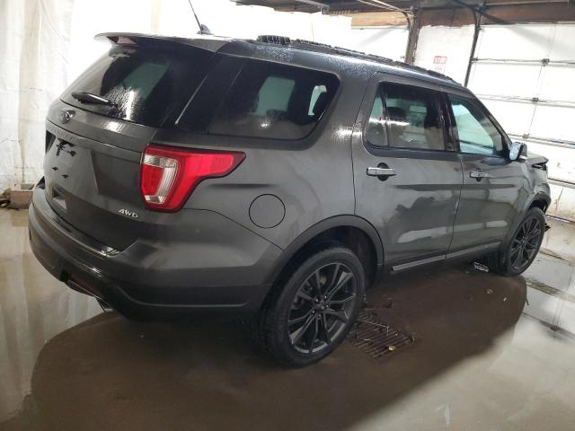 1FM5K8D87JGB50738 - 2018 FORD EXPLORER XLT GRAY photo 3