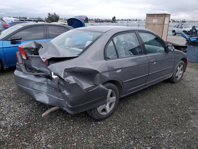 2HGES25744H552038 - 2004 HONDA CIVIC EX GRAY photo 3