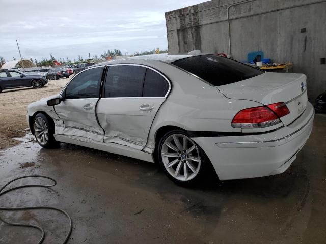 WBAHN83528DT87730 - 2008 BMW 750 LI WHITE photo 2