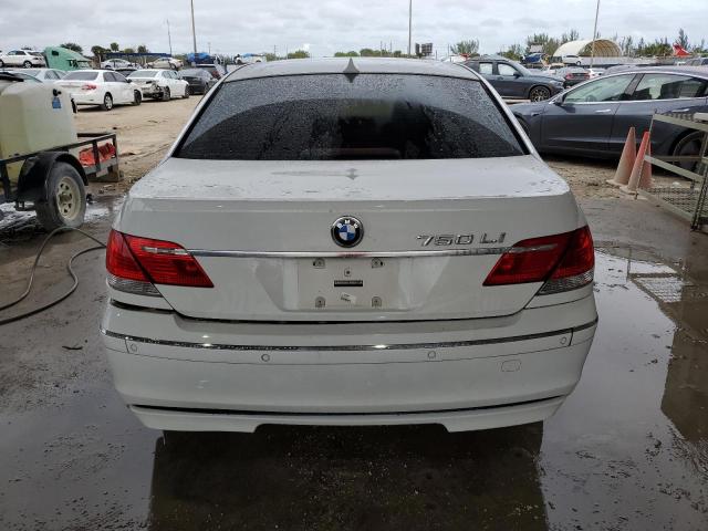 WBAHN83528DT87730 - 2008 BMW 750 LI WHITE photo 6