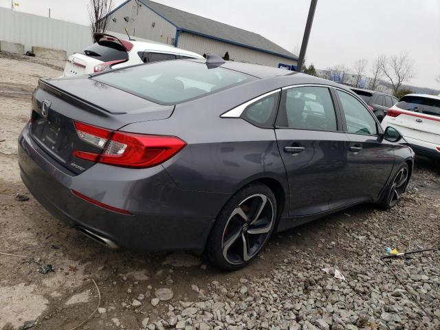 1HGCV1F36JA234890 - 2018 HONDA ACCORD SPORT GRAY photo 3