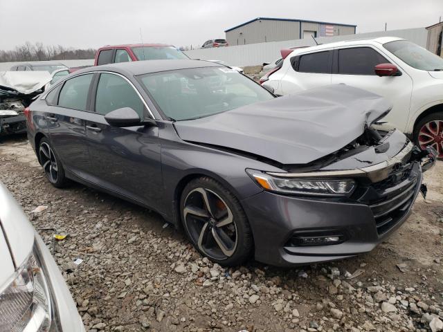 1HGCV1F36JA234890 - 2018 HONDA ACCORD SPORT GRAY photo 4