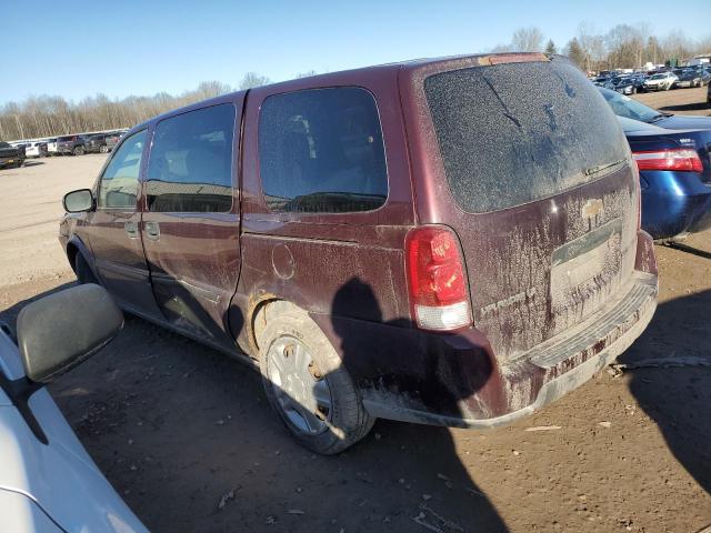 1GNDV23129D110015 - 2009 CHEVROLET UPLANDER LS BURGUNDY photo 2