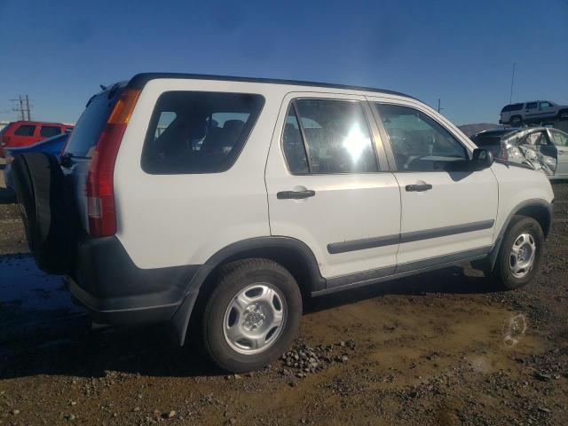 JHLRD78424C053494 - 2004 HONDA CR-V LX WHITE photo 3