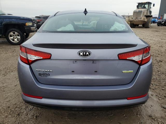 KNAGM4AD7B5003606 - 2011 KIA OPTIMA HYBRID SILVER photo 6