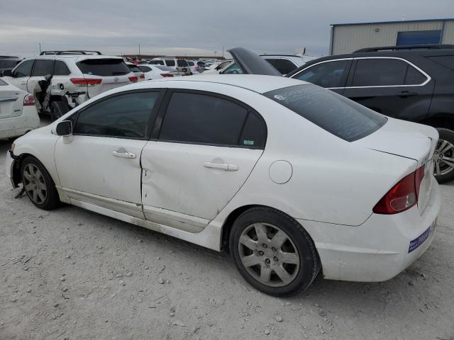 2HGFA16587H508787 - 2007 HONDA CIVIC LX WHITE photo 2