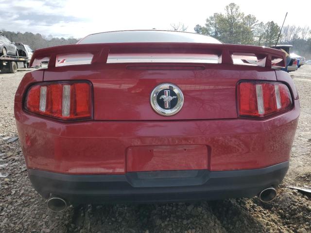 1ZVBP8AM5C5273976 - 2012 FORD MUSTANG BURGUNDY photo 6