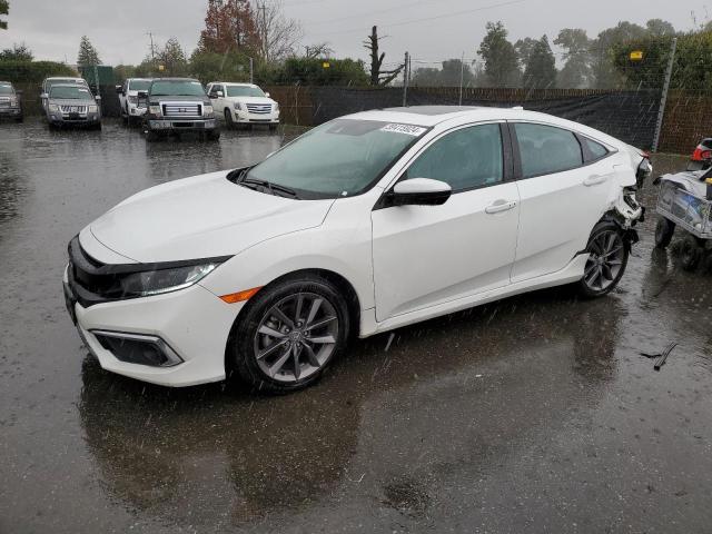 19XFC1F35LE209139 - 2020 HONDA CIVIC EX WHITE photo 1