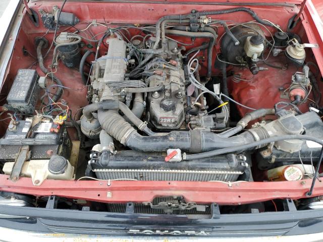 JT4RN81P5K0033162 - 1989 TOYOTA PICKUP 1/2 TON SHORT WHEELBASE DLX RED photo 11