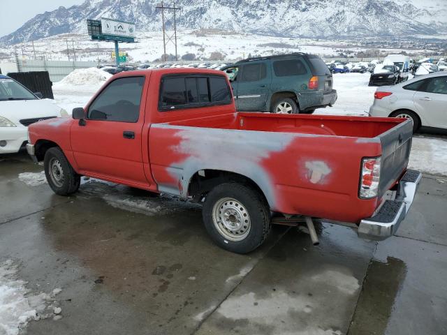 JT4RN81P5K0033162 - 1989 TOYOTA PICKUP 1/2 TON SHORT WHEELBASE DLX RED photo 2