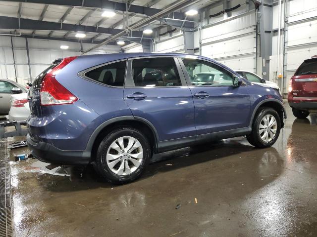 5J6RM4H55CL075468 - 2012 HONDA CR-V EX BLUE photo 3