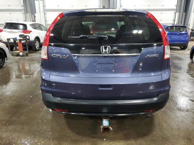 5J6RM4H55CL075468 - 2012 HONDA CR-V EX BLUE photo 6