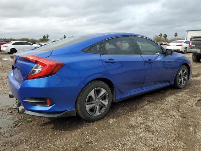 19XFC2F67KE016764 - 2019 HONDA CIVIC LX BLUE photo 3