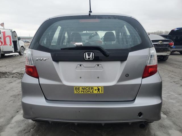 JHMGE8H22AS017505 - 2010 HONDA FIT SILVER photo 6