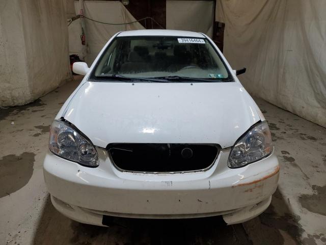 1NXBR32EX5Z474641 - 2005 TOYOTA COROLLA CE WHITE photo 5