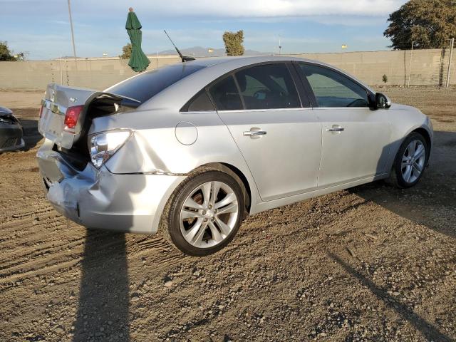 1G1PG5SB9D7224699 - 2013 CHEVROLET CRUZE LTZ SILVER photo 3