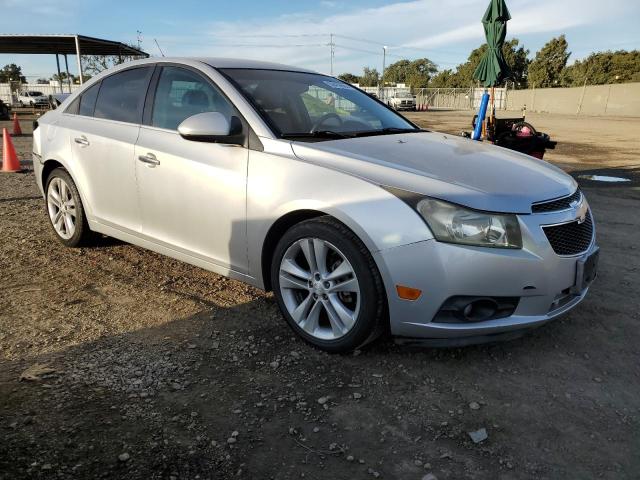 1G1PG5SB9D7224699 - 2013 CHEVROLET CRUZE LTZ SILVER photo 4