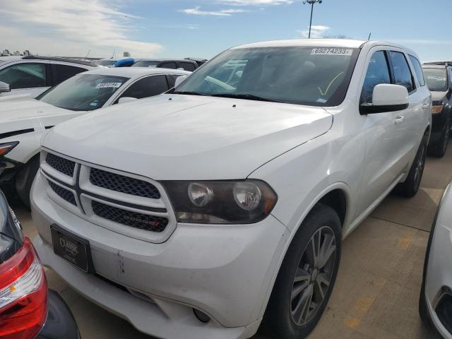 1C4RDHAG8DC672639 - 2013 DODGE DURANGO SXT WHITE photo 1