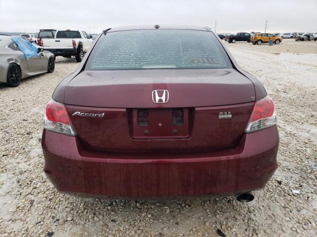 1HGCP26818A079316 - 2008 HONDA ACCORD EXL MAROON photo 6