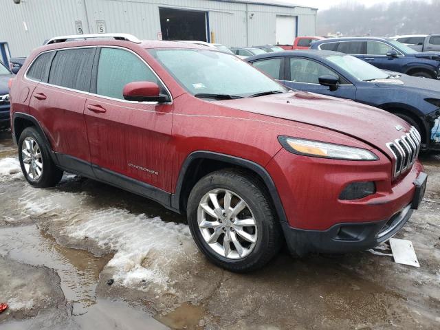 1C4PJMDS5FW564540 - 2015 JEEP CHEROKEE LIMITED RED photo 4