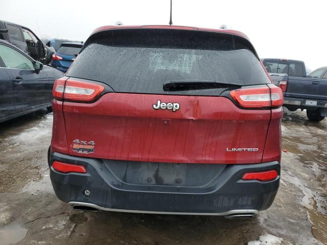 1C4PJMDS5FW564540 - 2015 JEEP CHEROKEE LIMITED RED photo 6