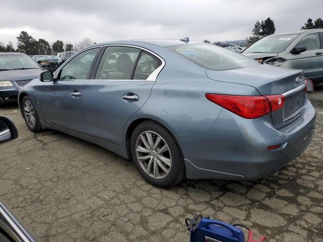 JN1BV7AP6EM682979 - 2014 INFINITI Q50 BASE BLUE photo 2