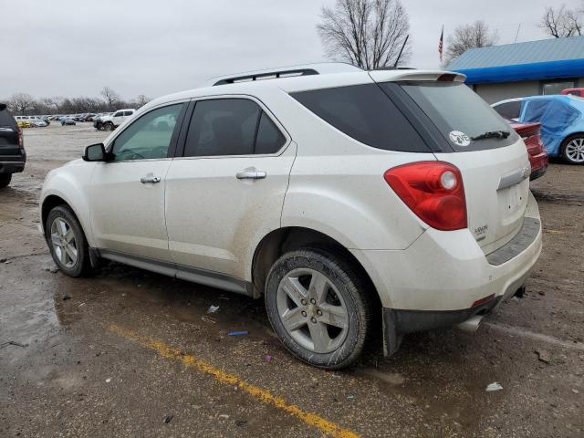 2GNFLHE3XF6382449 - 2015 CHEVROLET EQUINOX LTZ WHITE photo 2