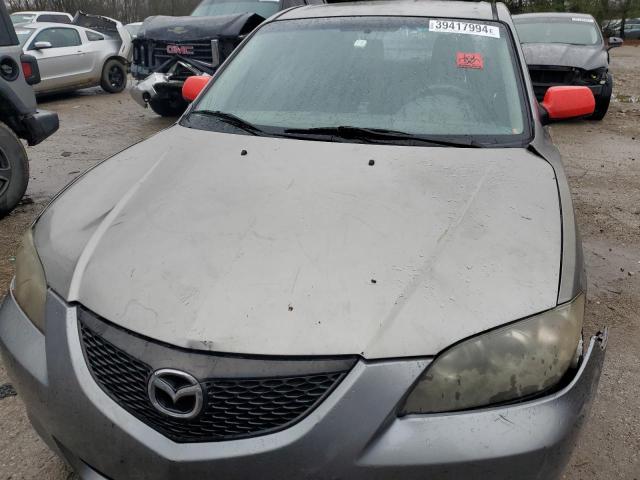 JM1BK12F361514891 - 2006 MAZDA 3 I SILVER photo 5