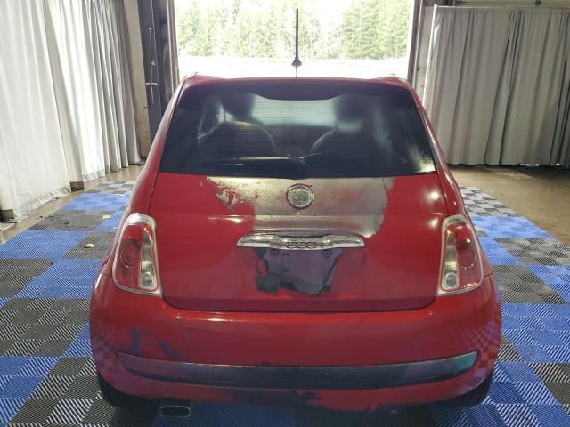 3C3CFFAR9DT513014 - 2013 FIAT 500 POP RED photo 6