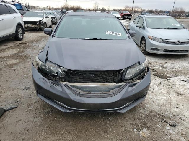 19XFB2F52EE020722 - 2014 HONDA CIVIC LX GRAY photo 5