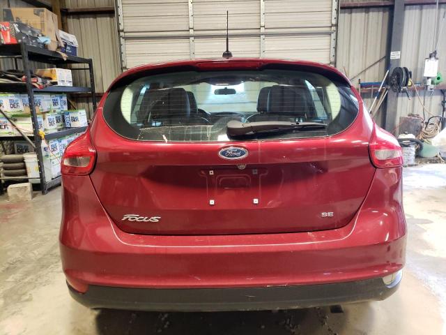 1FADP3K26FL331174 - 2015 FORD FOCUS SE BURGUNDY photo 6