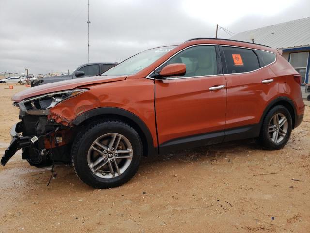 5XYZUDLB1HG467496 - 2017 HYUNDAI SANTA FE S ORANGE photo 1