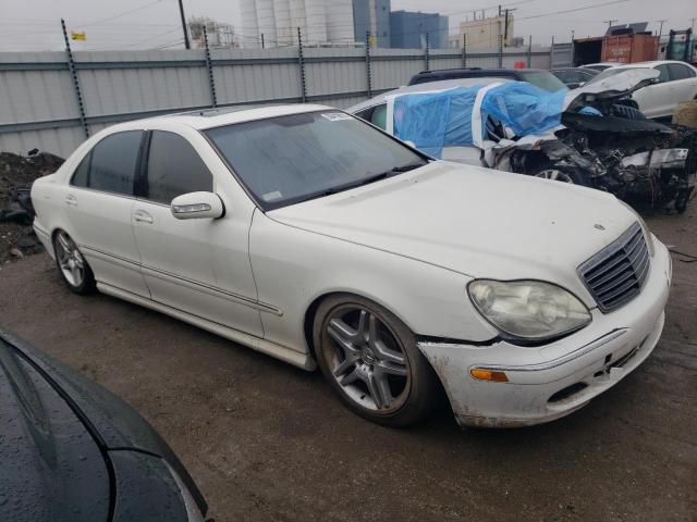 WDBNG75J06A479498 - 2006 MERCEDES-BENZ S 500 WHITE photo 4