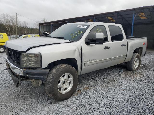 3GCPKSE33BG380585 - 2011 CHEVROLET SILVERADO K1500 LT SILVER photo 1