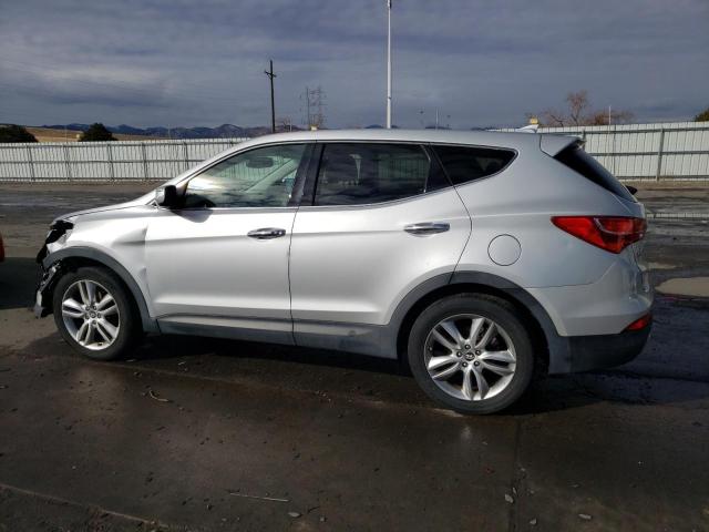 5XYZW3LA2DG010072 - 2013 HYUNDAI SANTA FE S SILVER photo 2