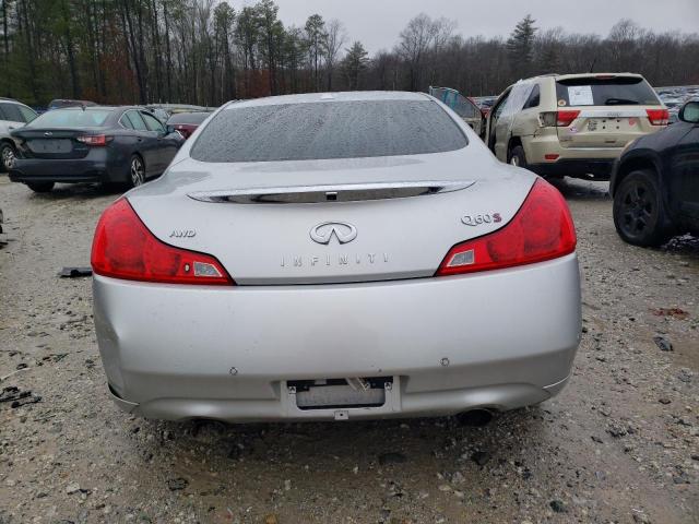 JN1CV6EL0EM131694 - 2014 INFINITI Q60 JOURNEY SILVER photo 6