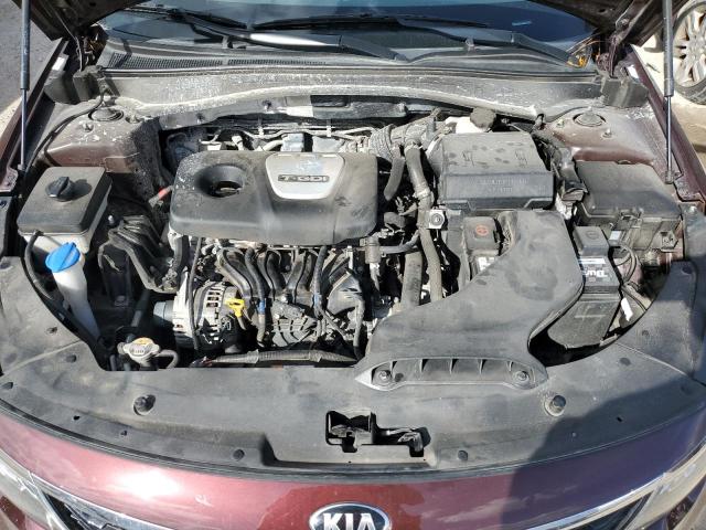 5XXGU4L19LG417943 - 2020 KIA OPTIMA EX BURGUNDY photo 11