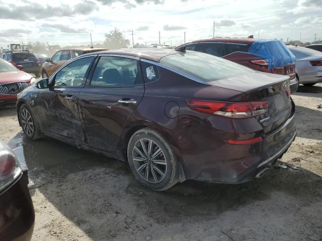 5XXGU4L19LG417943 - 2020 KIA OPTIMA EX BURGUNDY photo 2