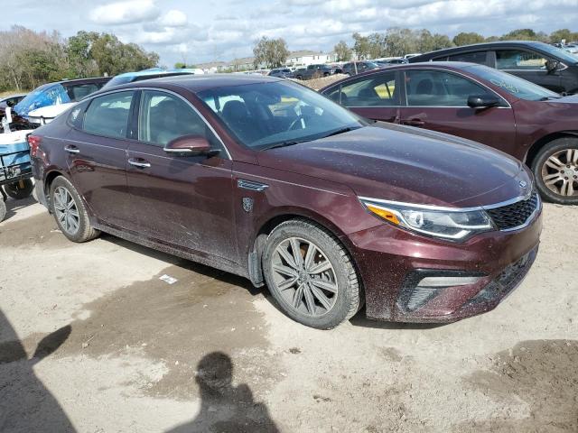 5XXGU4L19LG417943 - 2020 KIA OPTIMA EX BURGUNDY photo 4