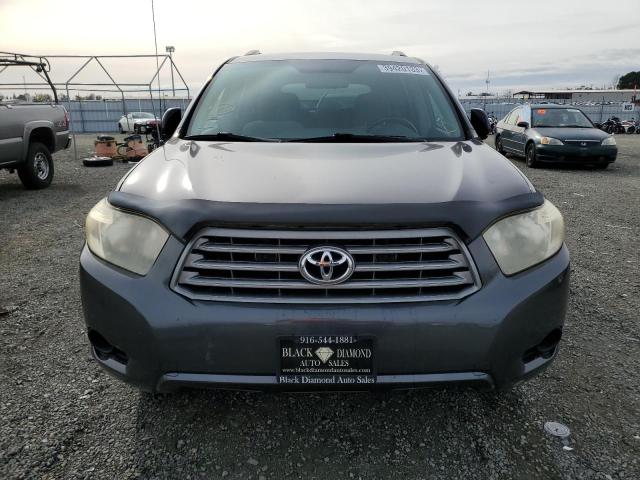 JTEES41A182043255 - 2008 TOYOTA HIGHLANDER GRAY photo 5