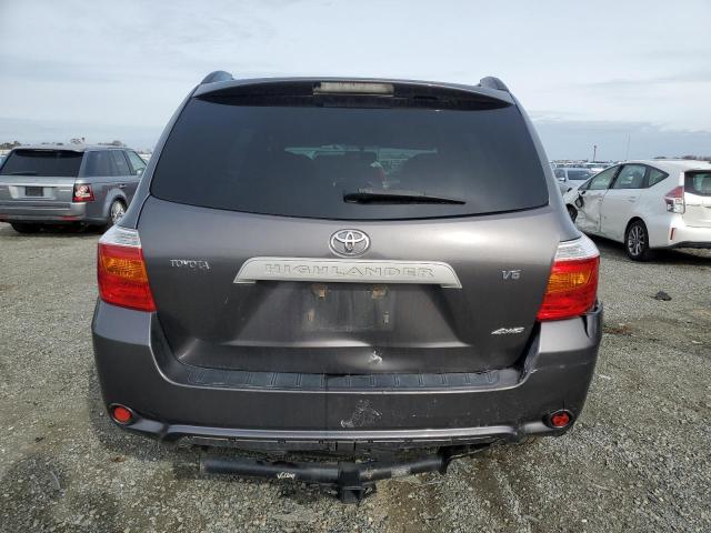 JTEES41A182043255 - 2008 TOYOTA HIGHLANDER GRAY photo 6