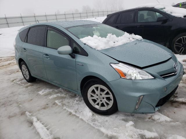 JTDZN3EU9D3225768 - 2013 TOYOTA PRIUS V GREEN photo 4