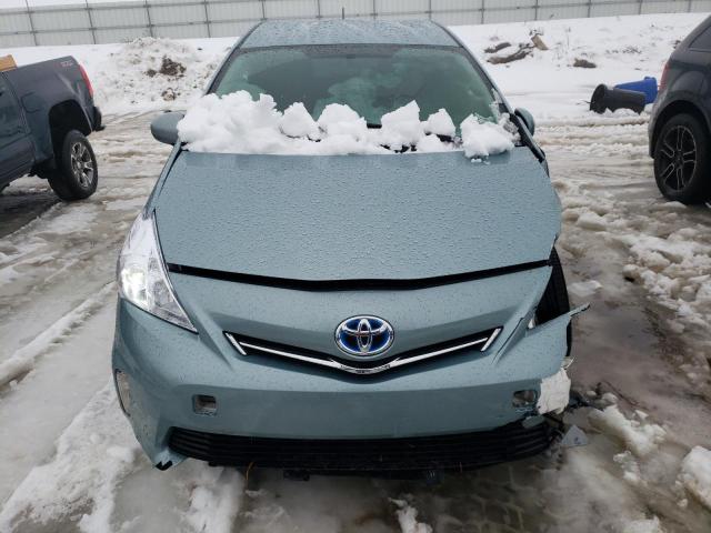 JTDZN3EU9D3225768 - 2013 TOYOTA PRIUS V GREEN photo 5