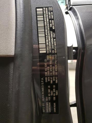 ZASFAKBN8J7B66357 - 2018 ALFA ROMEO STELVIO TI CHARCOAL photo 12