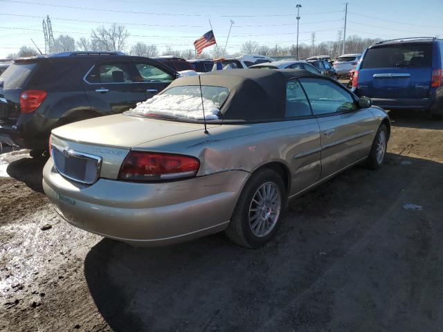 1C3EL55R35N566637 - 2005 CHRYSLER SEBRING TOURING GOLD photo 3